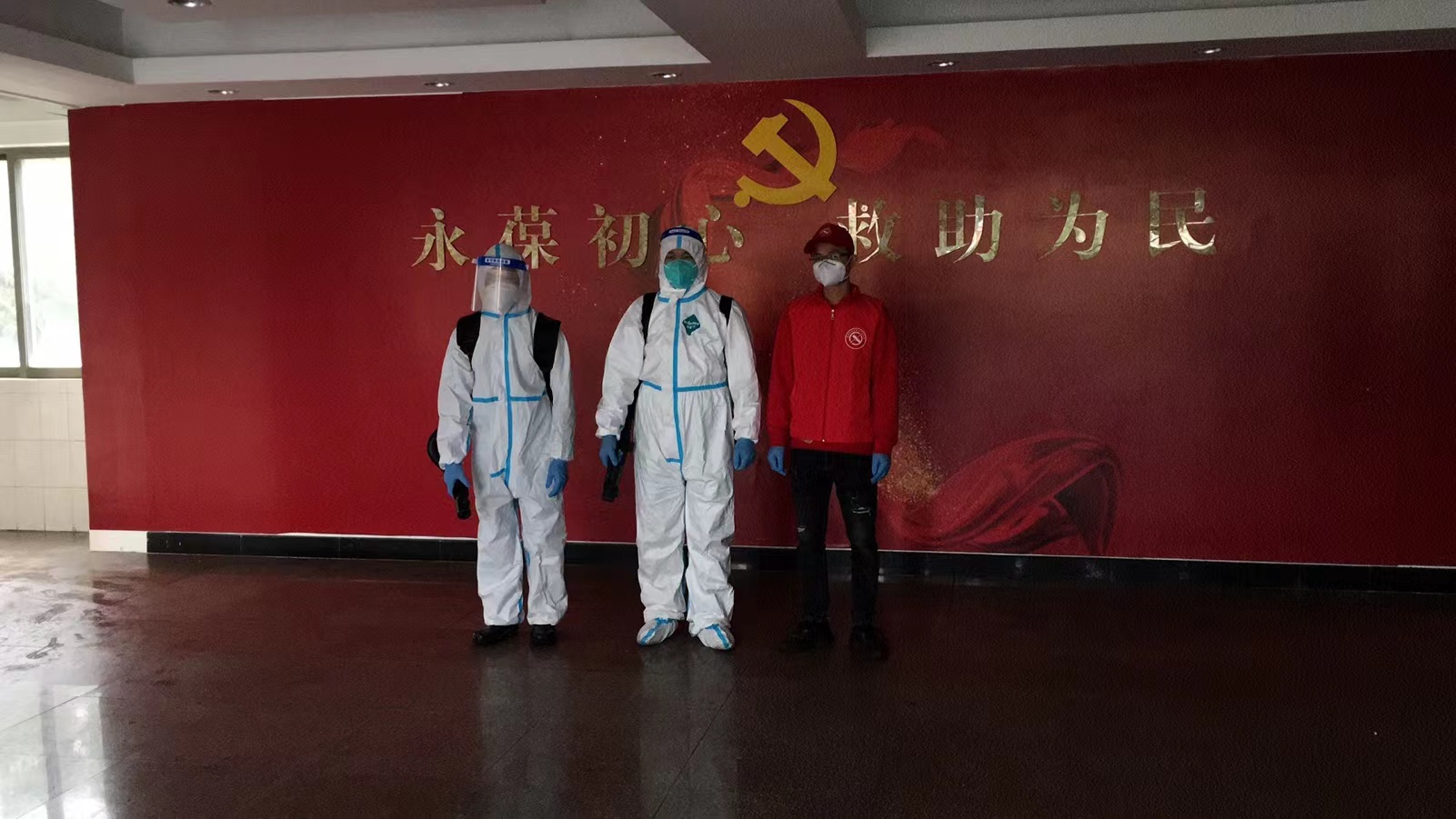 支援政府消毒防疫現(xiàn)場(chǎng)圖片分享